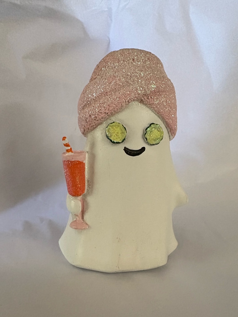 Spa Ghost Holiday Figurine